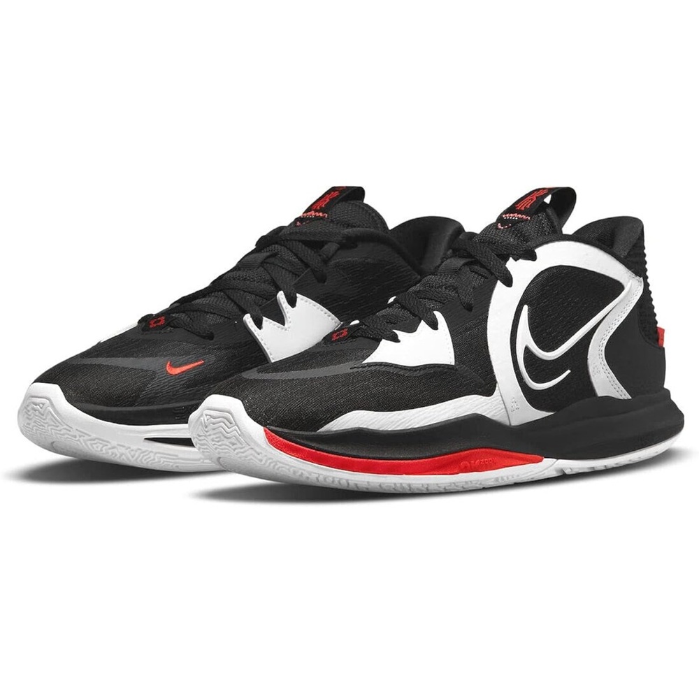 Nike Kyrie Low 5 Basketball Black Red White size 12